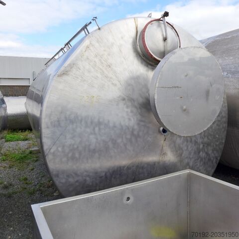 Cuve agitatrice de 22 000 litres avec mélangeur à hélice latéral, Aisi 304  7295