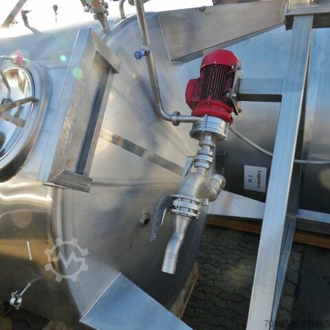 Serbatoio da 6500 litri con pompa di miscelazione Jetmix, AISI304  7112
