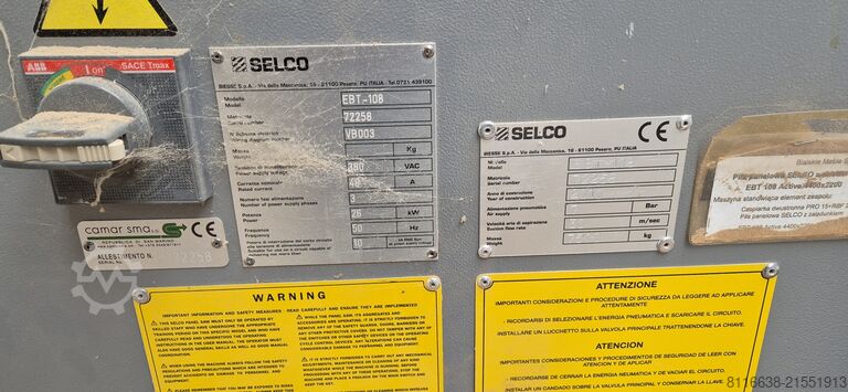 Maszyna tnąca selco EBT 108 ACTIVE