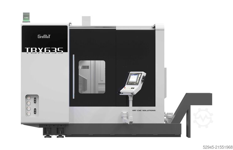 Pusat pembubutan dan milling CNC Z-MaT TBX63S,B-Achse +-120°